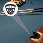 당구 클럽 게임 당구대 포켓 액세서리 블랙을 위한 Baluue 6pcs 풀 테이블 포켓 헤비 듀티 웹