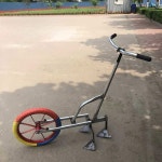 바퀴달린 파쟁기 세트 경운기 고랑파기 수동 미니 손쟁기