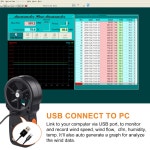 CFM 공기 흐름을 위한 BTMeter 프로 핸드헬드 HVAC 풍속계 풍속계 게이지 USB 동기화를 통해 풍속 온도 RH 이슬점 측정 BT-866A