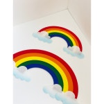 어린이집환경판 무지개 음표판 펠트 무지개판 유치원 어린이집 게시판꾸미기 무지개 대