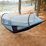 싸더라 일체형 모기장 해먹 휴대용 캠핑 벌레차단 방충망 간편 미세망 모기장 해먹