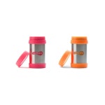 키즈컨저브 어린이 스텐 보온병 유아 이유식 죽통 유치원야유회 네온오렌지 1개