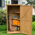 야외 조립식 창고 농기구 캐비닛 원목 농장 간이 캐비넷 농막 마당