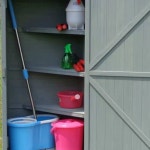 야외 조립식 창고 농기구 캐비닛 원목 농장 간이 캐비넷 농막 마당