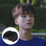 퍼니 남자 똑딱이 인모 탑 정수리 헤어 부분 가발