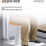 낮은 재래식 간이 변기 쪼그려앉는 임시 공원 화장실 싱글 쿠션 신규