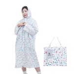 웨이즈온 여성 여행용 디자인 우비 조약돌