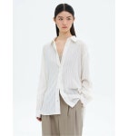 에잇세컨즈 텍스처 시어 셔츠 325664LY10