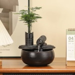 세라믹 테이블탑 분수대 가을 실내외 장식 대나무 A151 Bamboo A151
