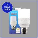 비츠온 와이엠테크몰 벌브 LED MEGA 8W 전구색 A60 KS E26 1개