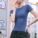 여성 기능성 반팔티 헬스복 짐웨어 언더셔츠 운동복
