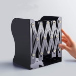 YYISR 조절 가능한 북엔드 데스크톱 스탠드 홀더 확장형 책장