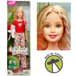 바비 Barbie Christmas Morning Doll with Surprise Gift for You 2004 Mattel G6470