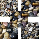 산책로 조경 자갈 다양한 우화석 3kg 정원 장식용