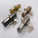 모티스락 문고리 손잡이 레버 도어핸들 열쇠타입 일체형 스텐