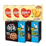 롯데웰푸드 롯데웰푸드 롯데웰푸드 엄마손파이 254g X3개 롯데제과 칙촉 2번들 336g X2개