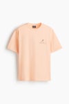 H&M 에이치앤엠 H M 루즈핏 프린트 T셔츠 - 피치 Echo Park- 282903