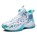 웰룽 남녀 공용 농구화 통기성 논 슬립 러닝 운동 쿠션 스포츠 스니커즈