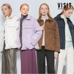 비지트인뉴욕 하프클럽 퀼팅 다운 점퍼 VXADOV1