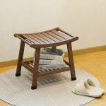 원목 욕실의자 방수 샤워 벤치 편백나무 찜질방 5