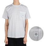 스톤아일랜드 로고 패치 포켓 반팔티셔츠 K1S15210