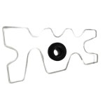 웡잭 당구 큐 브리지 헤드 풀 클리어 아크릴 슬립 포 테이블용