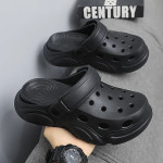 기능성슬리퍼 여름 남성 두꺼운 샌들 발가락 슬리퍼 방지 비치 미끄럼 캡 캐주얼 밑창 통기성