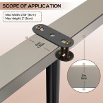YUEYIN 언더 베드 메탈 서포트 레그 조절 가능한 높이 프레임 헤비 듀티용 슬랫 레그 우드 킹 퀸 7-12 6 4pcs 5 -8 6 2pcs