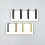무타공 피아노건반 벽걸이후크 선반 2 4색혼합 L1V8B3W6