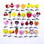 호호 과일머리핀 동물머리핀 집게머리핀 입체머리핀 10개선택