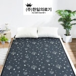 한일의료기 탄소 카본 온열매트 전자파걱정없는 EMF인증 전기매트 건강러브트리네이비 더블