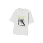 에잇세컨즈 매장정품 에잇세컨즈 남성 가먼트다잉 레이어 그래픽 반소매 티셔츠 라이트 L 8SECONDS 265442AY22 439375