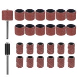 26팩 애완동물 네일 그라인더 교체 키트 샌딩 드럼 세트와 그릿 밴드 개 스무더 발톱 관리 그루밍 1 2 120 0 31 80 2가지 크기