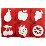 유치원 어린이집 미술놀이 과일 스탬프 6종 물감놀이