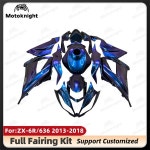 바이크 오토바이 풀 페어링 키트 Ninja ZX6R 636 2014 13 14 15 16 17 18 페어링 키트 차체 16 Fairing Kit 4 ZX-6R 2013