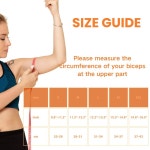 CUAPVPA 이두근 압박 슬리브 1쌍 구리 상부 팔 슬리브 를 위한 건염 브레이스 삼두근 브레이스 남성용 지지 핏 중간 Small