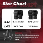 리버루푸스 MMA 남성용 장갑 그래플링 킥복싱 무에타이 라이트 스파링 청소년 호신술 무거운 가방 운동 - 손목 지지대가 내구성 합성 가죽