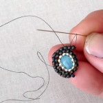 바늘 저장 튜브가 비딩 니들 사이즈 11 25개 Size 11 - 1 15 length