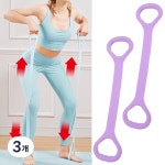 피트모션 필라테스 요가밴드 홈트 스트레칭 밴드 그린1P 1P 1개