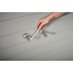 모엔 베일 브러시드 니켈 더블 포스트 피벗 화장지 홀더 욕실용 벽걸이 보관함 RV 억 달러 Brushed Nickel DN4408