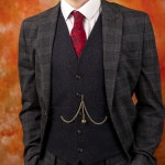 영국산 브론즈 컬러 더블 앨버트 포켓 시계 체인과 중공 펜던트로 제작된 홀리 신스 주얼리 8