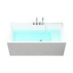 간이 욕조 아크릴 대형 제품 사각 독립형 반신욕기 중형 원룸 목욕통 이동식 작은