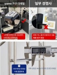 블랙 턴테이블장 lp 장식장 1 스텐 거치대