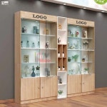 쇼케이스 선반 콘테이너 문 자물쇠를 제품 진열장 유리제 1 80 27 5 200