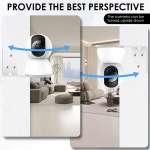 4PCS 모양 마운트 브래킷 홀더 카메라에 가정용 PTZ 카메라 나사 금속 4PCS 3