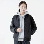 패딩 데일리 커플 뽀얌 여자 항공점퍼 블루종