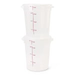 뚜껑이 캠브로 식품 보관 용기 BPA 프리 - 4쿼터 용기 2팩