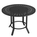 가정용 원형 불판테이블 테이블 고기집 삼겹살 업그레이드형 바베큐 100x70 A