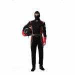 J-RACING 레이싱 발라클라바 경량 아라미드 니트 SFI 3 3 난연성 스트레치 핏 통기성 헤드 양말 자동차 레이싱용 -