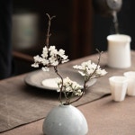 인테리어꽃병 거친 도자기 장식 꽃병 수경 꽃꽂이 오 홈 작은 인테리어화병 배불리 영청